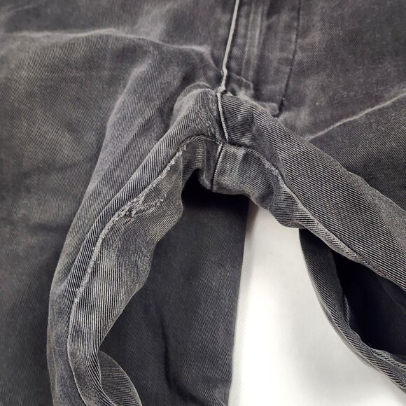 Buggirl RARE Y2K Rave 90s Wide Leg Black Jeans Size M - Picture 5 of 8